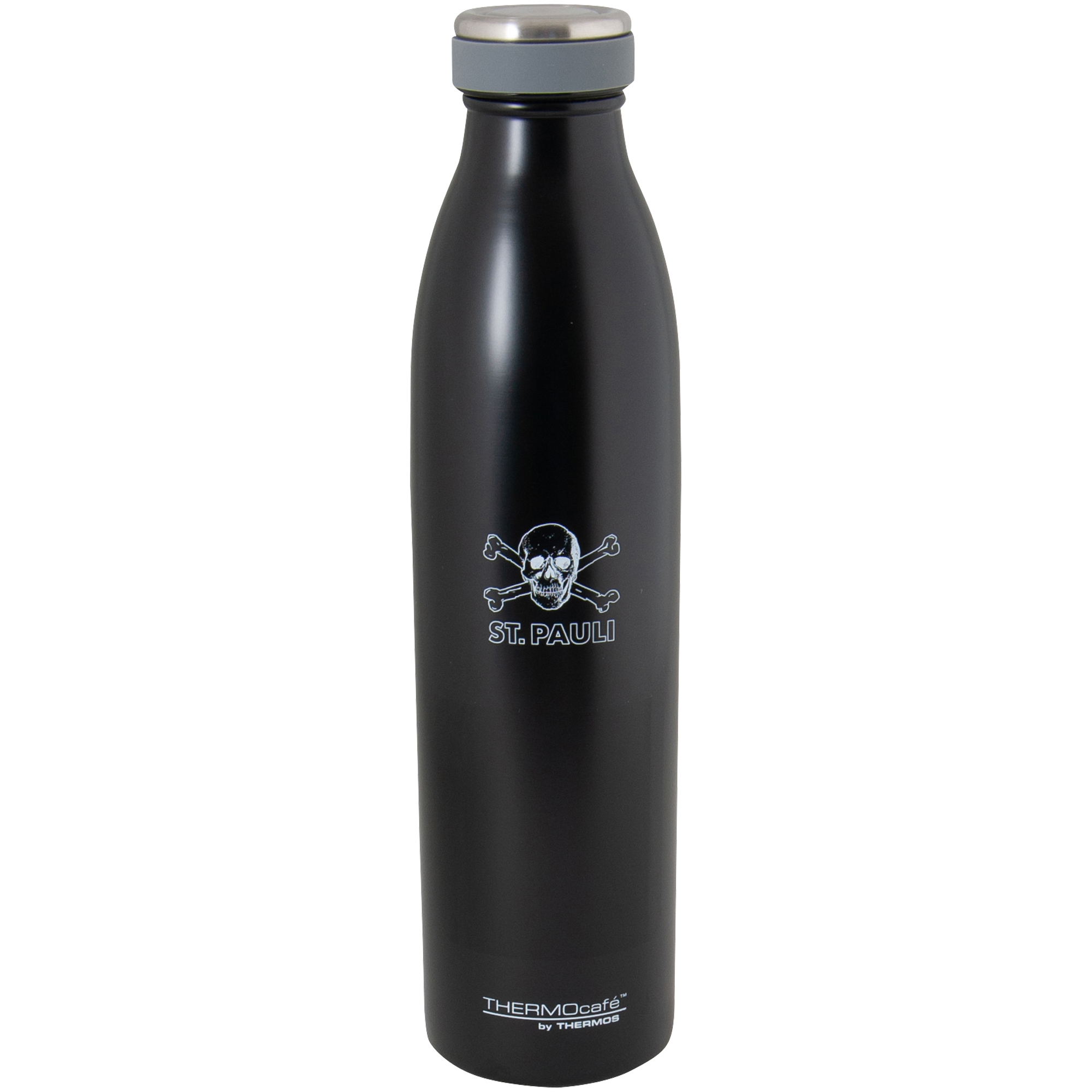 FC St. Pauli - Trinkflasche Totenkopf Thermos x FCSP - schwarz