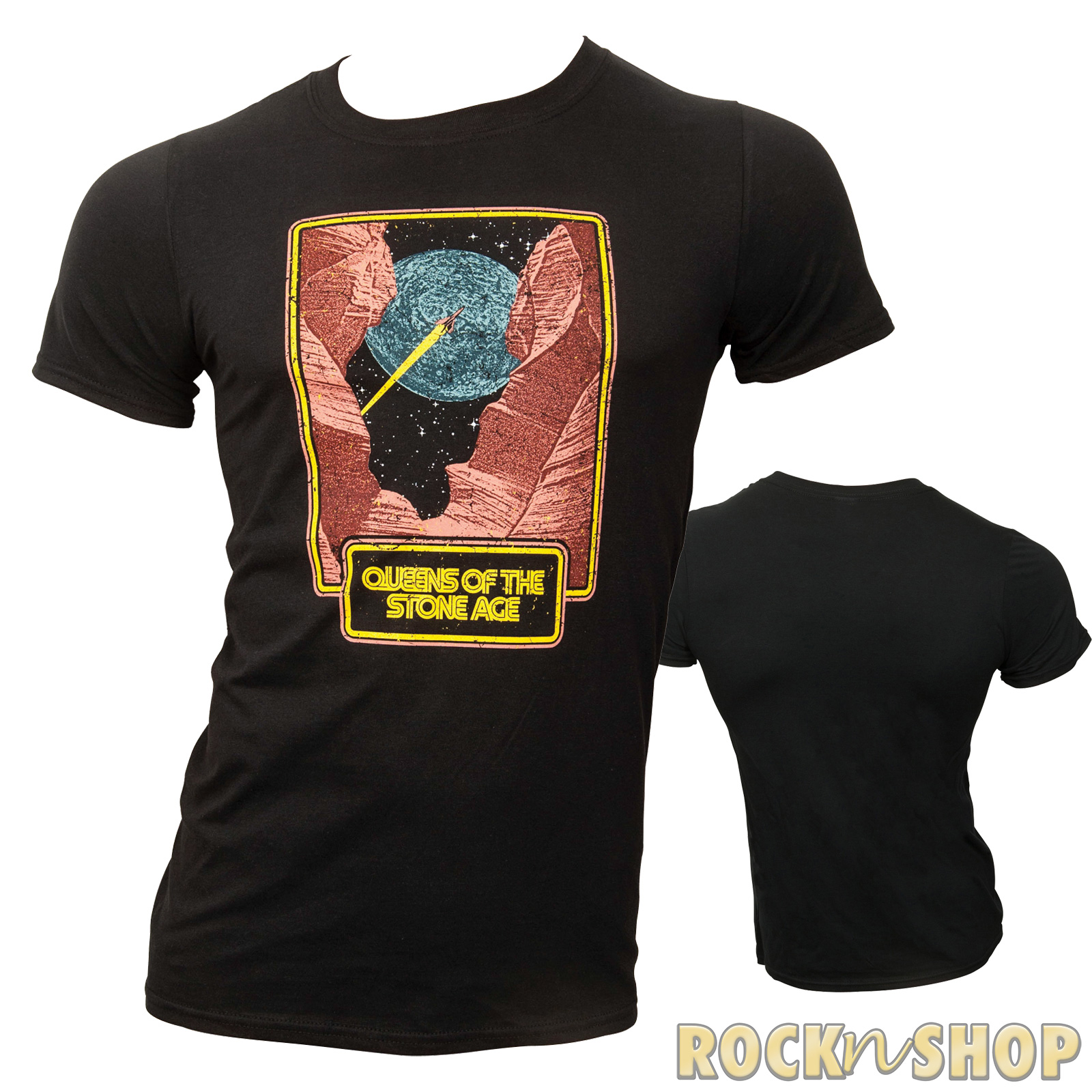 Queens Of The Stone Age - T-Shirt Canyon - schwarz