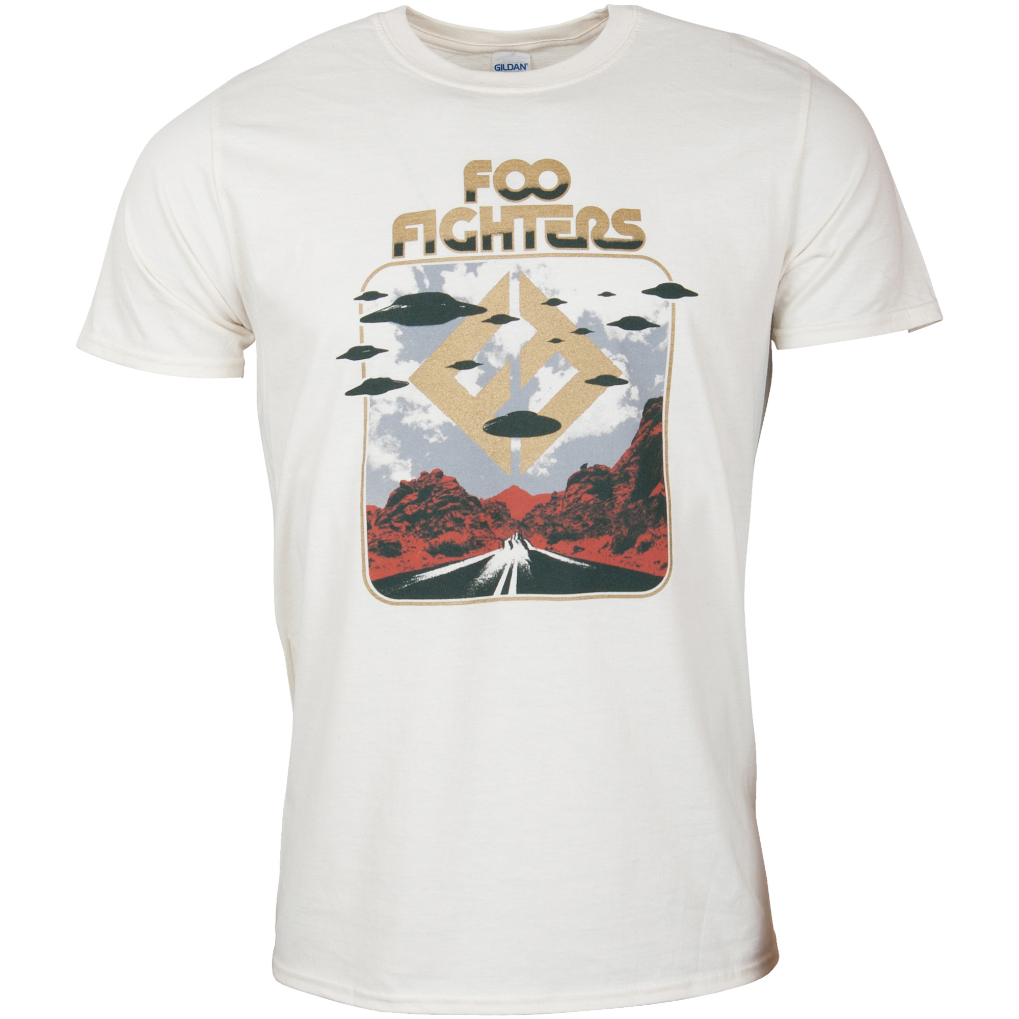 Foo Fighters - T-Shirt Roswell - hellbeige