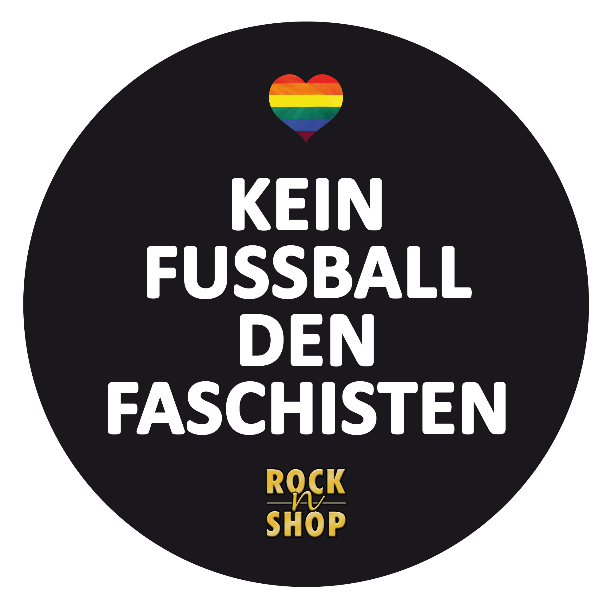 Sticker "Kein Fussball den Faschisten"