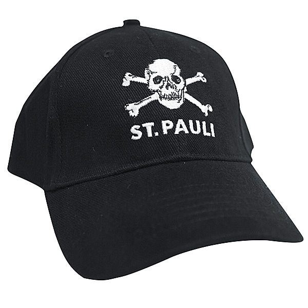 FC St. Pauli - Cap Totenkopf - schwarz