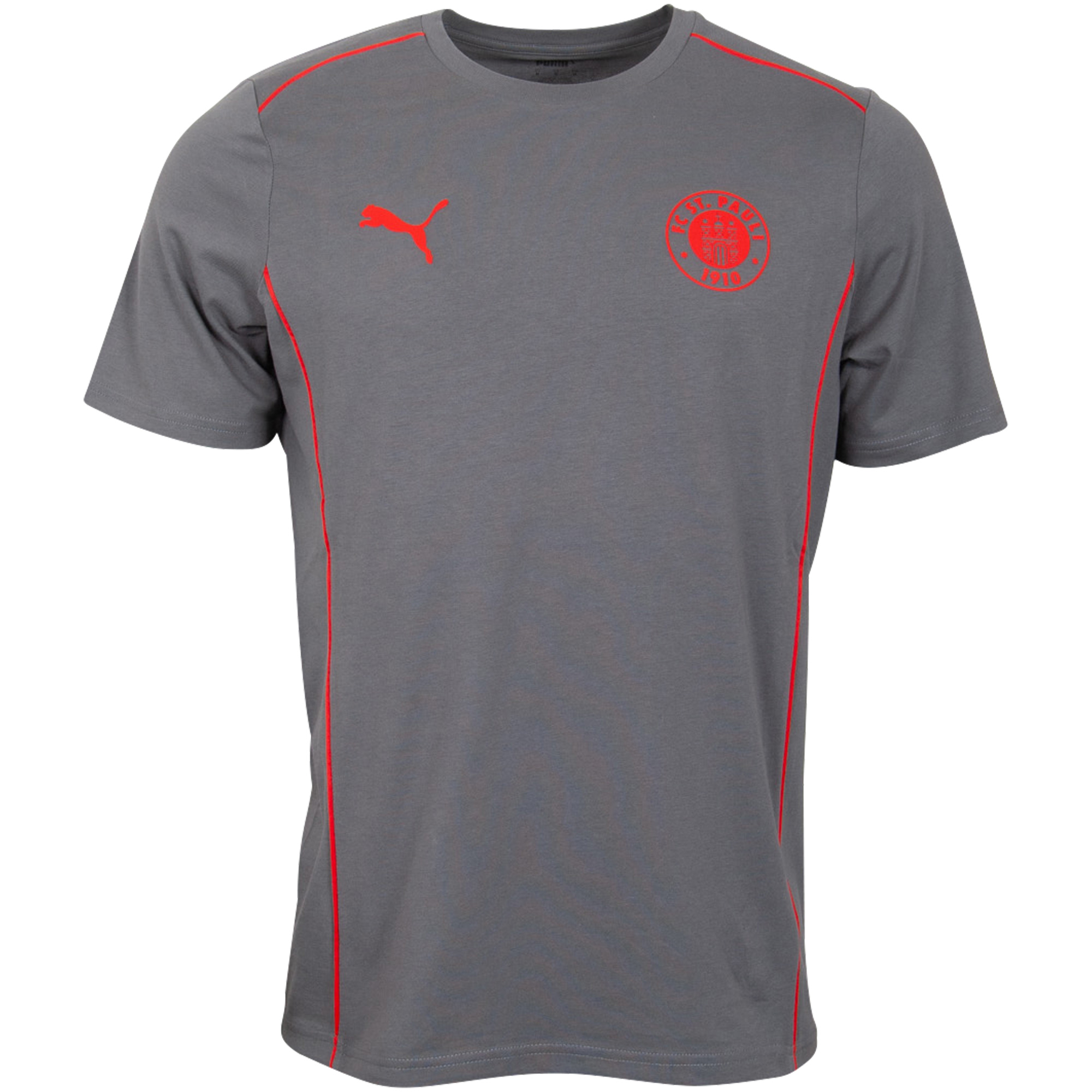 FC St. Pauli - PUMA T-Shirt 'Casuals' 2024/25 - grau