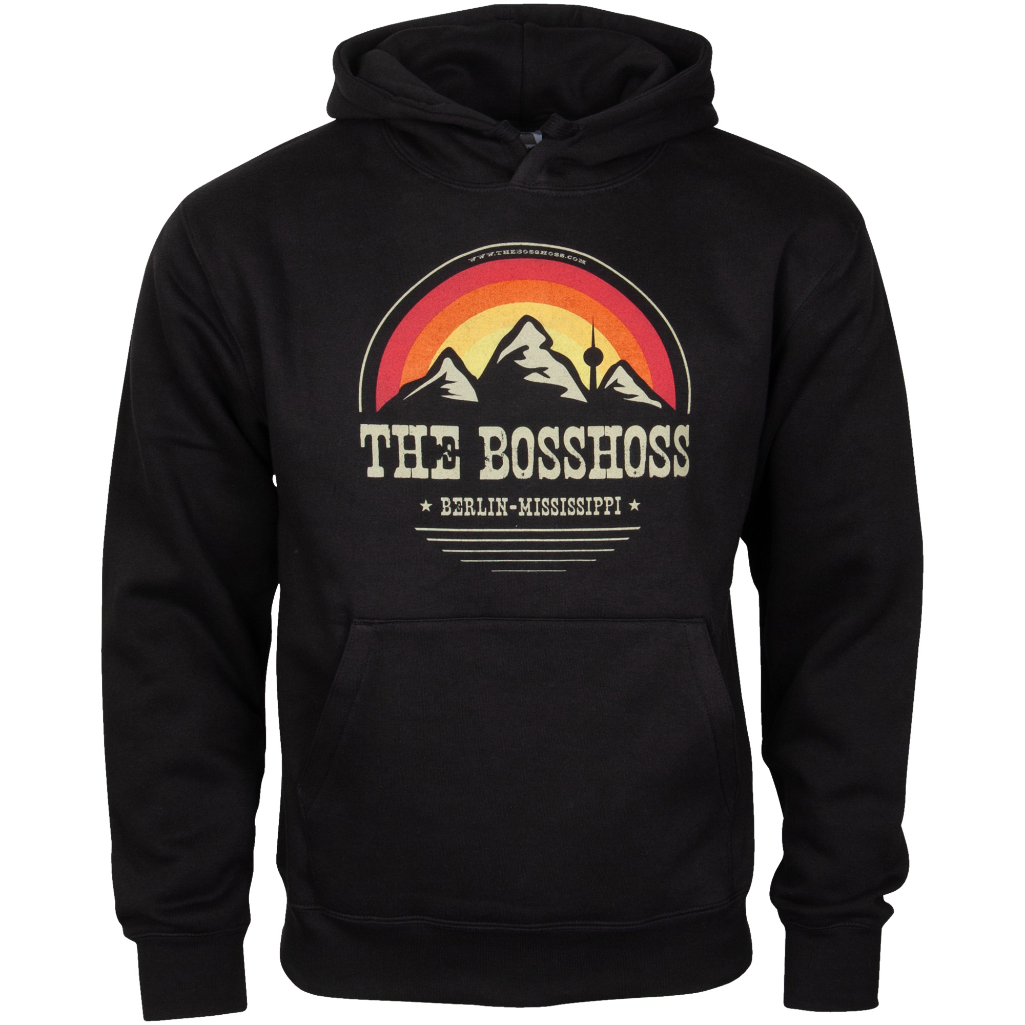 The BossHoss - Kapuzenpullover Mountain Range Vintage - schwarz