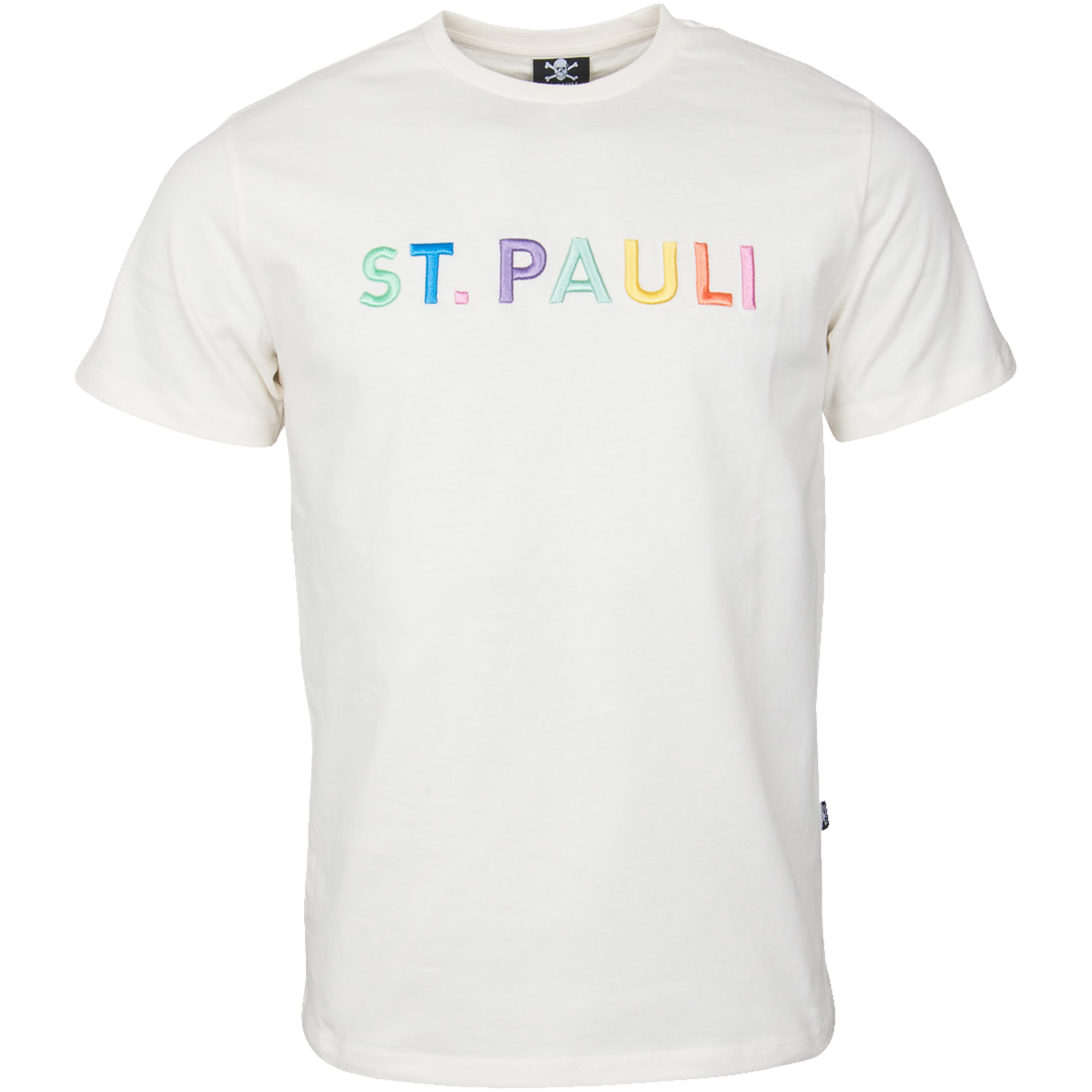 FC St. Pauli - T-Shirt Rainbow Letters ST. PAULI - creme