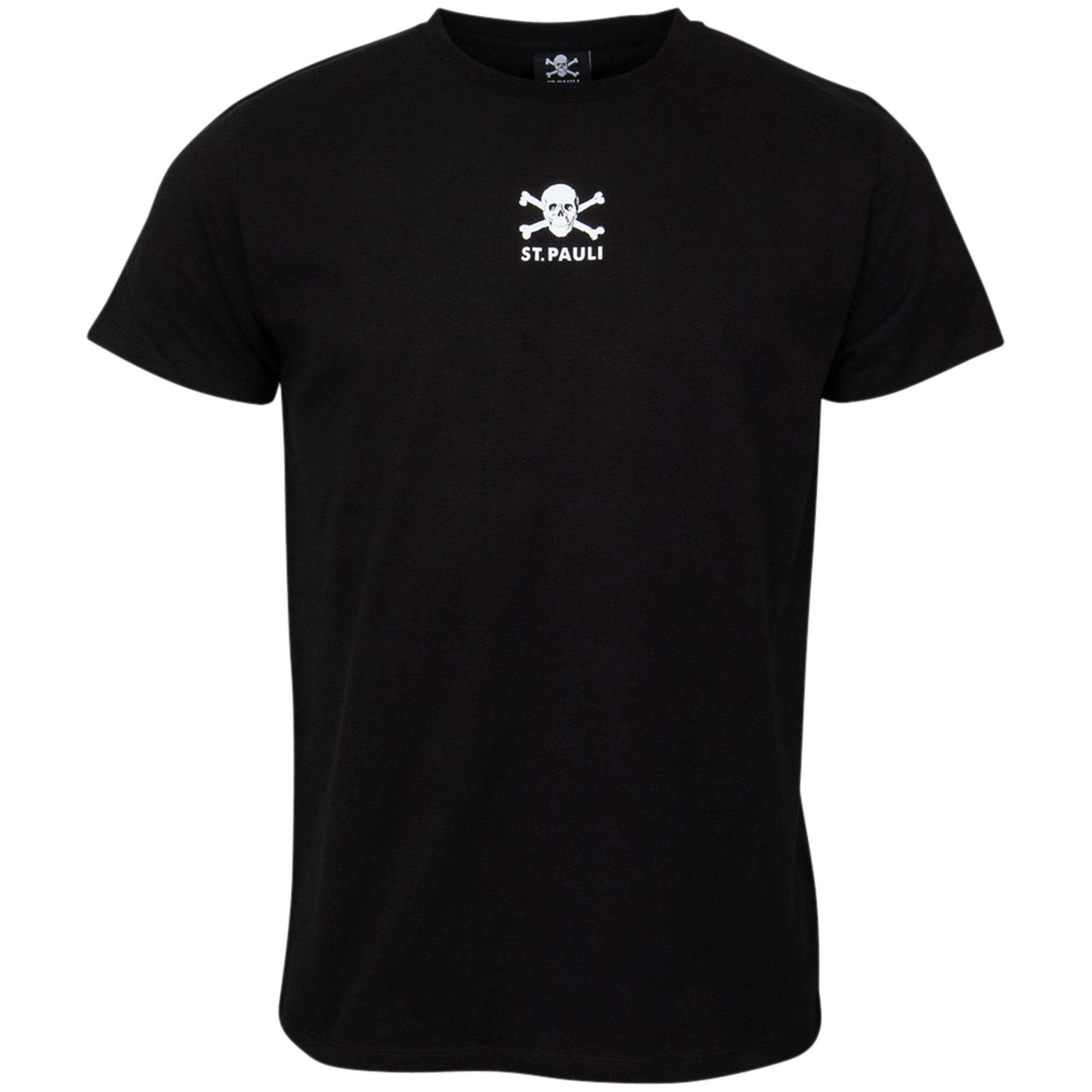 FC St. Pauli - T-Shirt Basic Totenkopf klein - schwarz