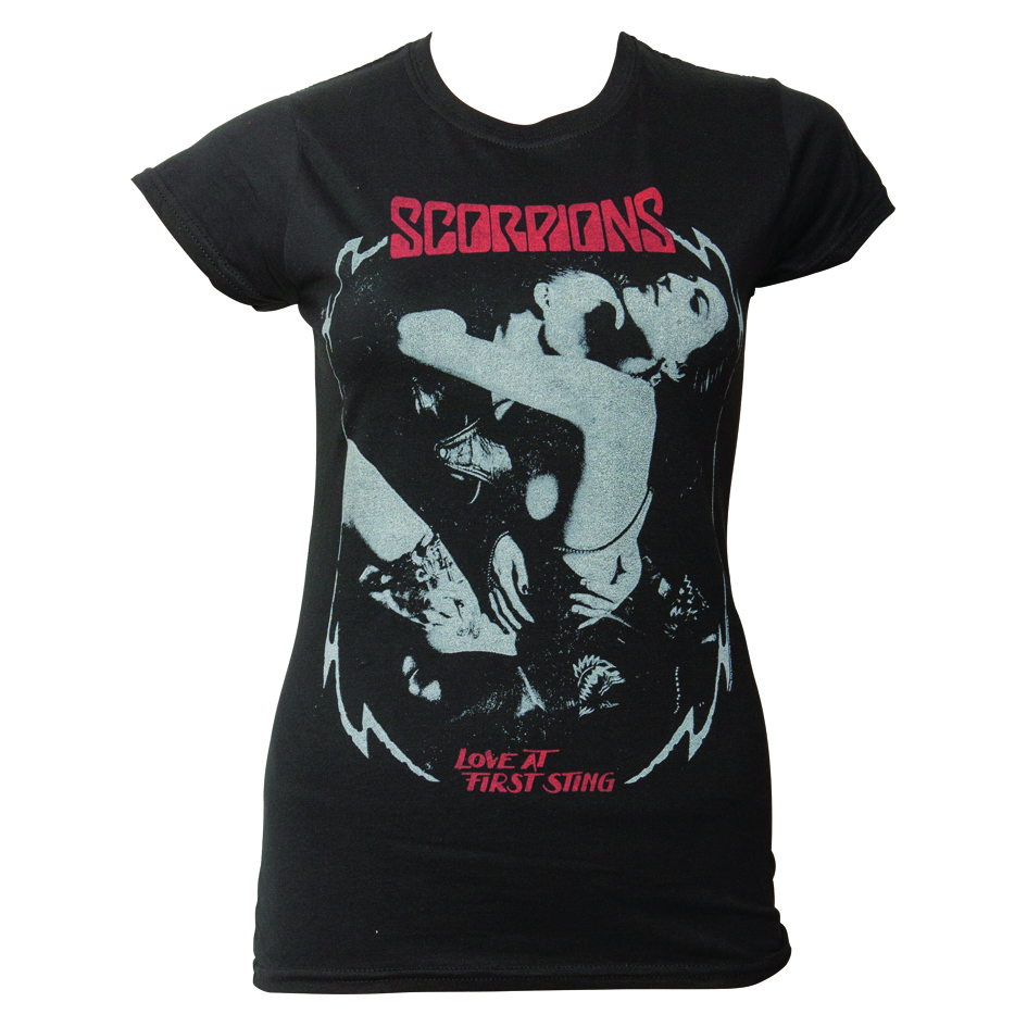 Scorpions - Frauen T-Shirt Love At First Sting- schwarz