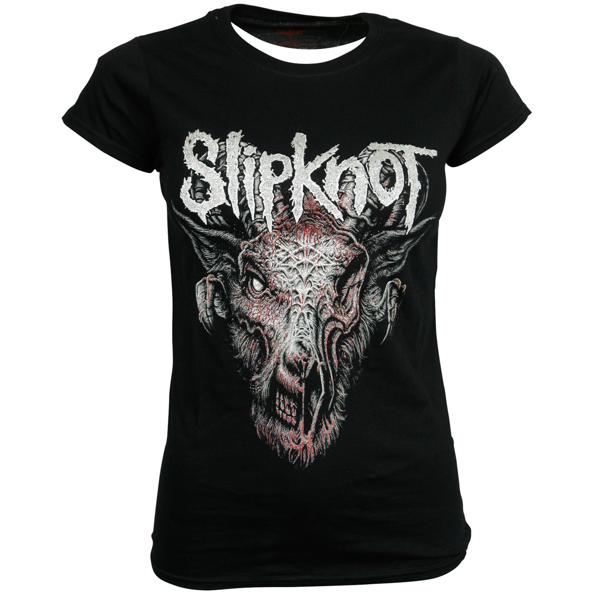 Slipknot - Damen T-Shirt Infected Goat - schwarz