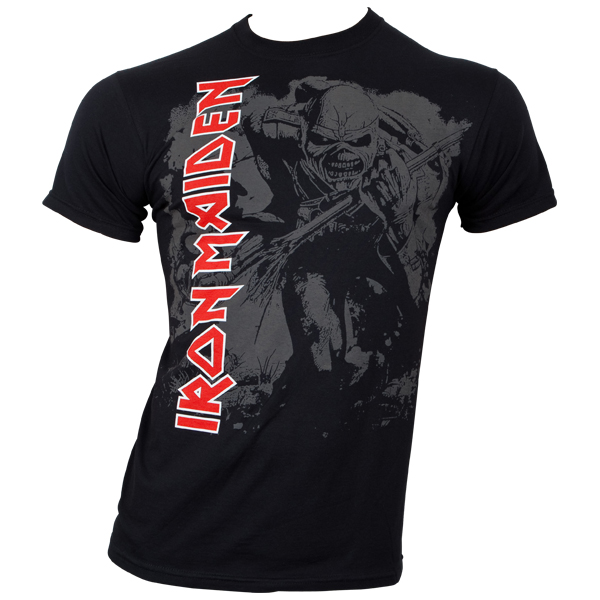 Iron Maiden - T-Shirt Hi Contrast Trooper - schwarz