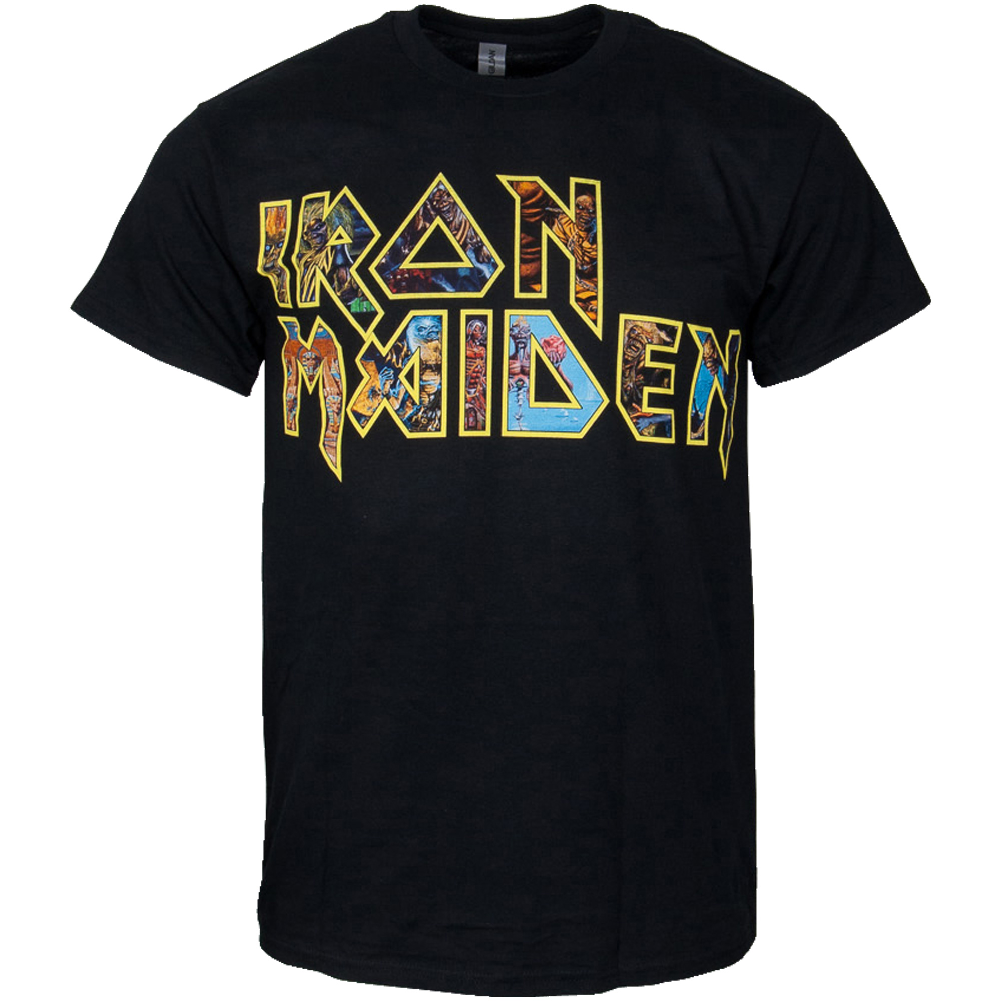 Iron Maiden - T-Shirt Eddies Logo - schwarz