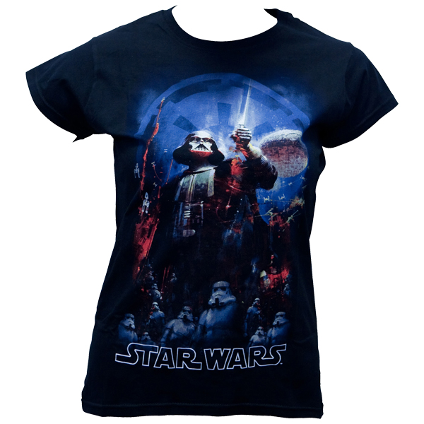 Star Wars - Frauen Shirt The Empire - schwarz