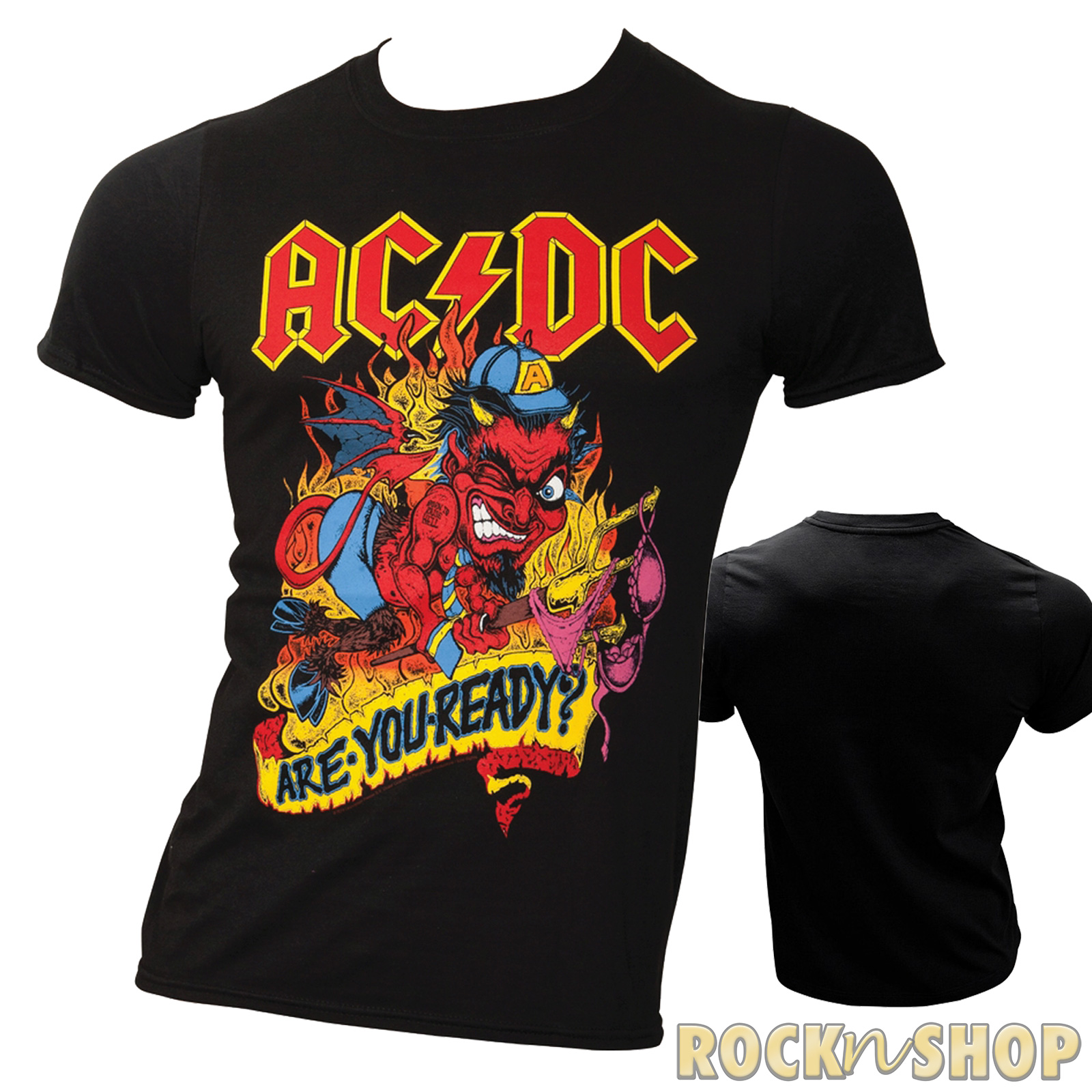 AC/DC - T-Shirt Are You Ready? - schwarz