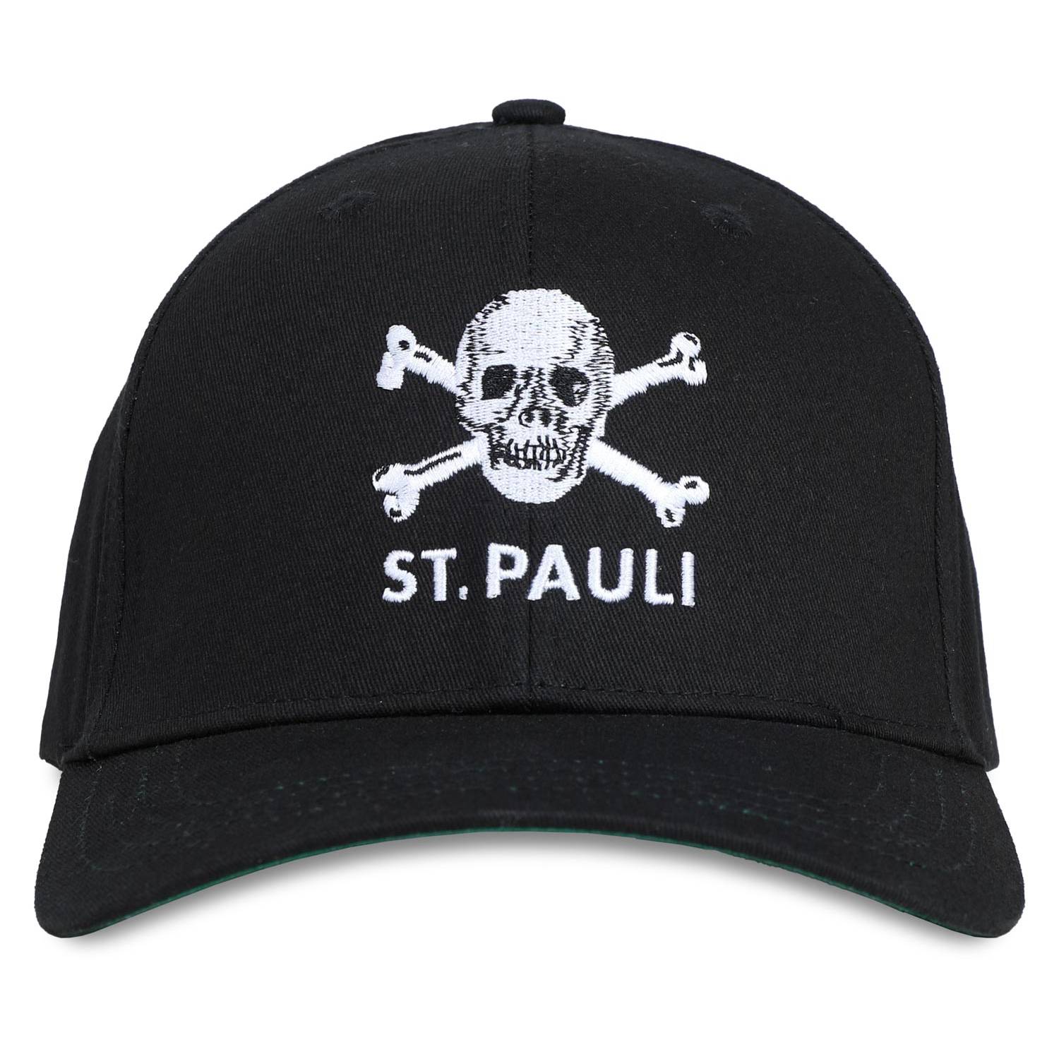 FC St. Pauli - Kappe Baseball Totenkopf - schwarz