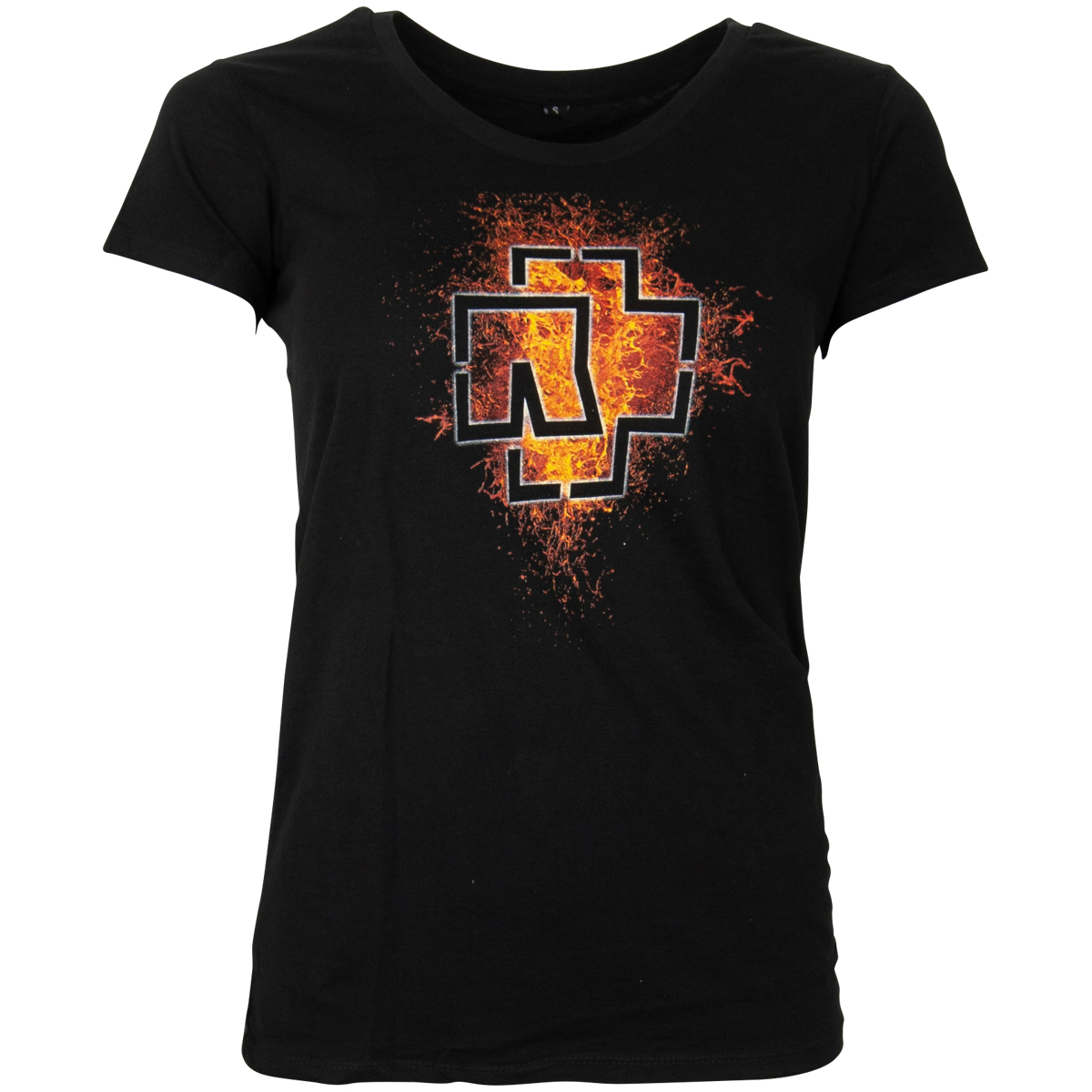 Rammstein - Damen Shirt Lava Logo - schwarz