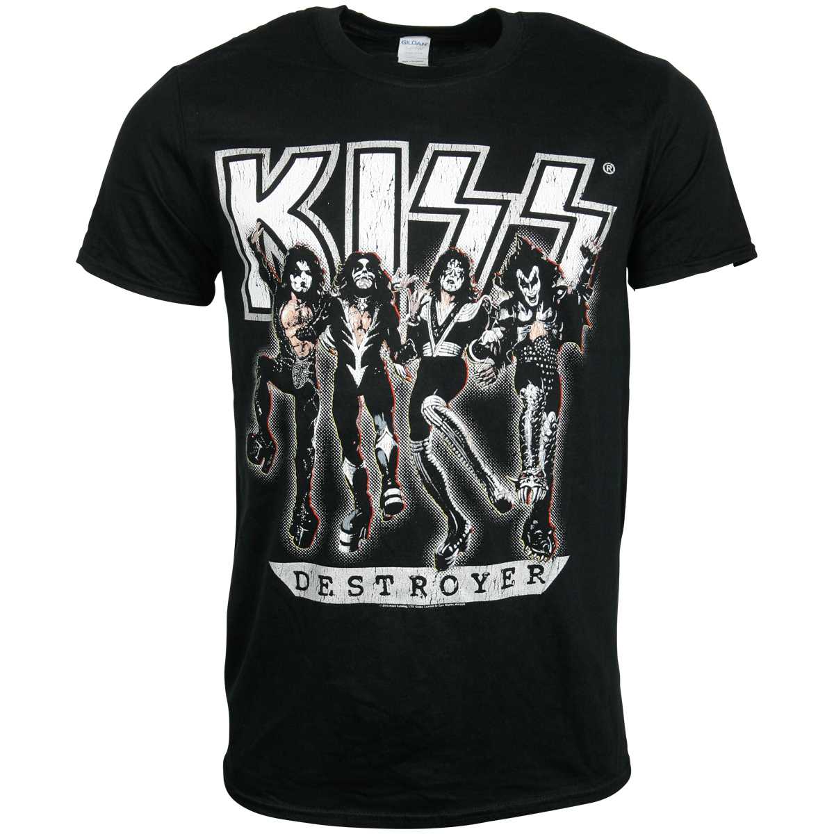 Kiss - T-Shirt Retro Destroyer - schwarz