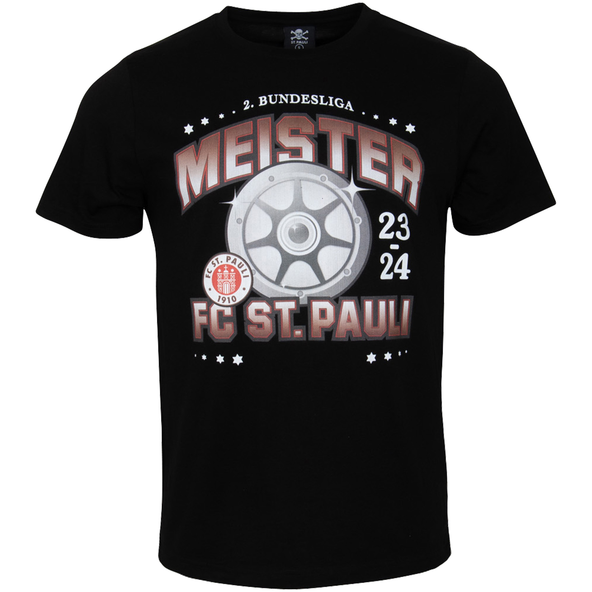 FC St. Pauli - T-Shirt 2. Liga Meisterschaft 23/24 - schwarz