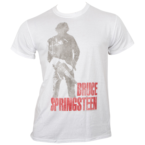 Bruce Springsteen - T-Shirt Standing - weiß