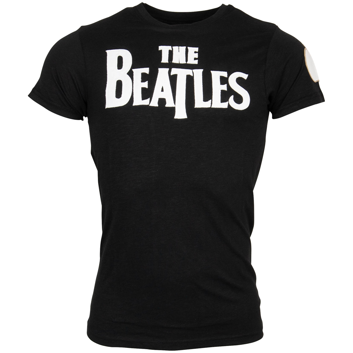 The Beatles - T-Shirt Drop T Logo - schwarz