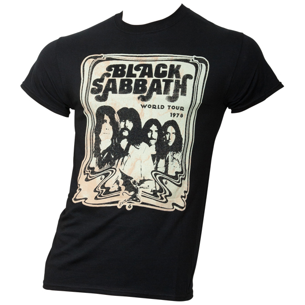 Black Sabbath - T-Shirt World Tour 78 - schwarz